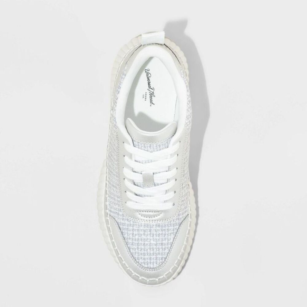 Universal Thread Silver and White Sneakers - Picture 3 of 4